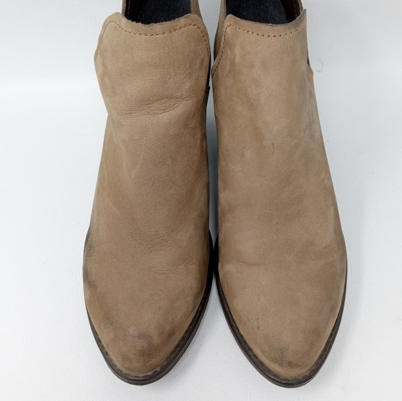 Steve Madden Adelphie Pointed Toe Cut Out Brown Ankle Boots, Women's Size 10 - Picture 6 of 13